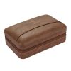 Galiner Leather Cedar Wood Cigar Case Home Traveling Smoking Use Ciagr Storage Box Tobacco Humidor with Well Packaging Box