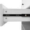 Livelylodge Modular Closet Organizer System: Modern White Open Wardrobe Closet for Bedroom Walk In Closet with 2 Drawers & 6 Shelves & 1 Hanging Rods