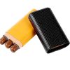 GALINER Gadget Cigar Case Leather Cigar Travel Case Pocket Cedar Wood Cigar Humidor Holder W/ow Cigars Cutter Gift Box