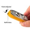 Luxury Snake Mouth Shape Metal Windproof 3 Torch Jet Flame Cigarette Cigar Lighter w/ Built-in Cigar Punch w/ Gift Box